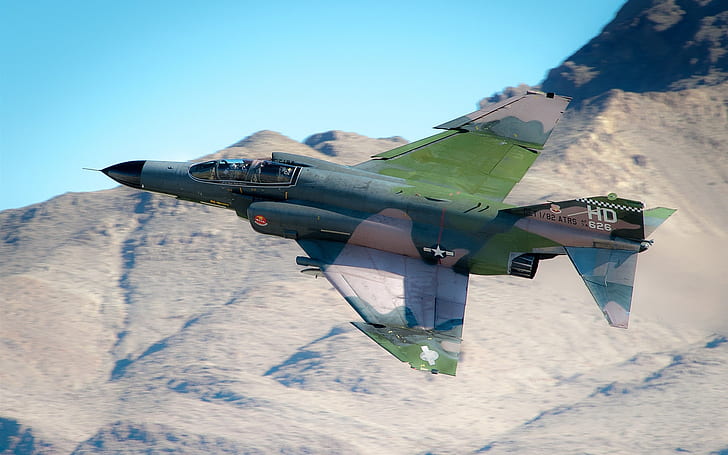 F-4 Phantom II multipurpose fighter, HD wallpaper