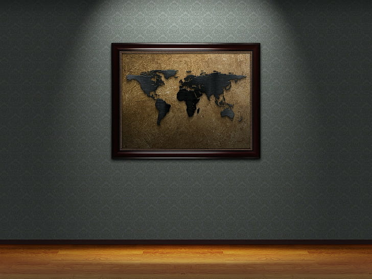 map, HD wallpaper