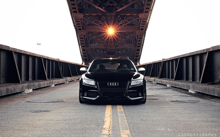 Audi, Audi RS5, black, transportation, mode of transportation, HD wallpaper