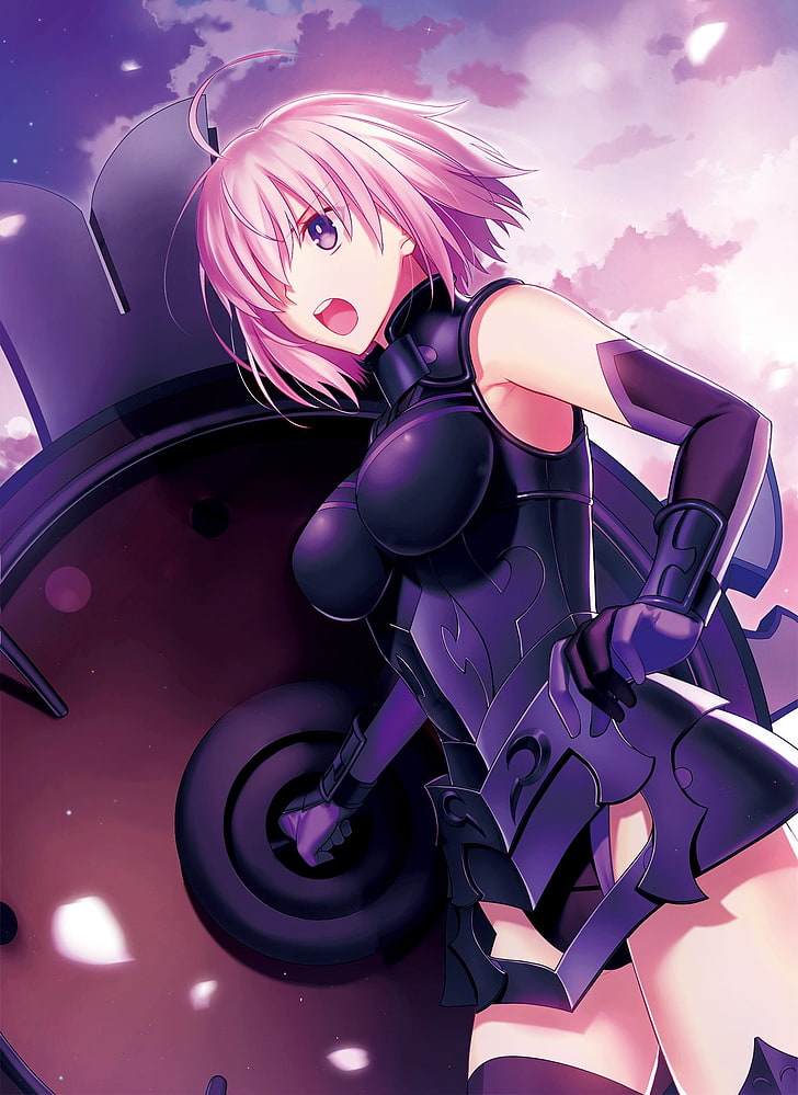 pink haired female anime character, Fate Series, Fate/Grand Order, HD wallpaper