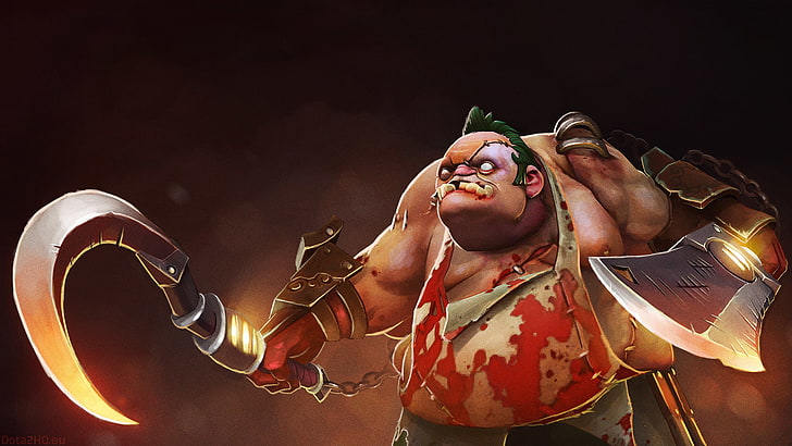 Pudge, Custom Weapon, Dota 2, adult, arts culture and entertainment
