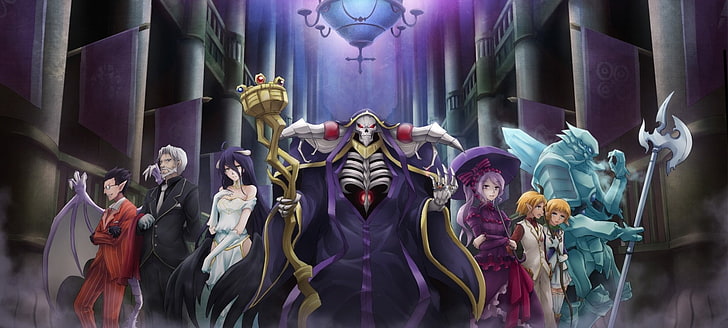 HD wallpaper: Overlord characters, Anime, Ainz Ooal Gown, Albedo (Overlord)  | Wallpaper Flare