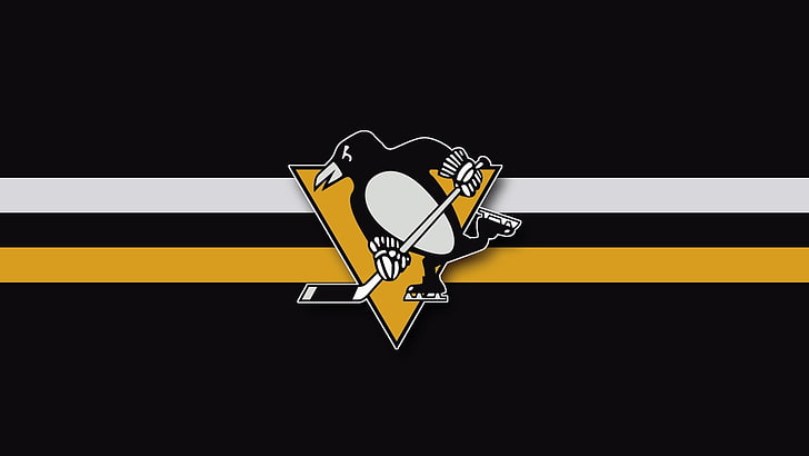 Pittsburgh Penguins, Hockey, no people, copy space, indoors, HD wallpaper