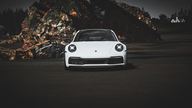 Porsche, Carrera s, Porsche 911 Carrera, vehicle, Forza Horizon 4, HD wallpaper