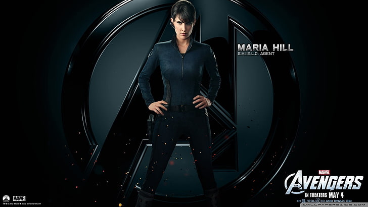 Marvel Avengers Maria Hill wallpaper, movies, The Avengers, Cobie Smulders, HD wallpaper
