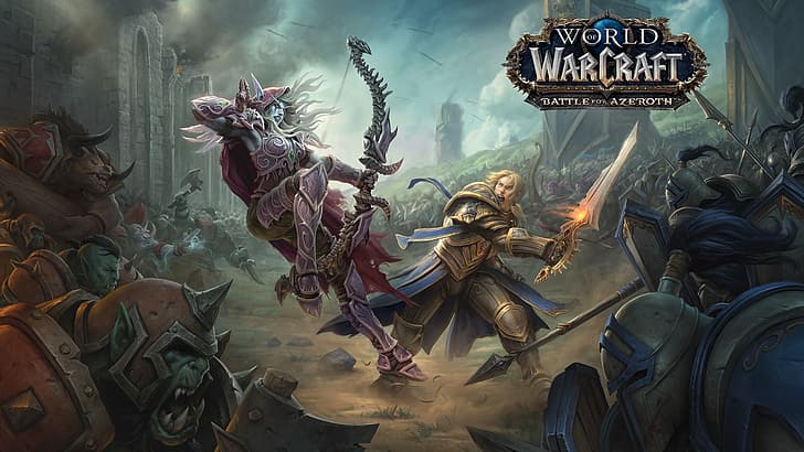 World of Warcraft, World of Warcraft: Battle for Azeroth, horde, HD wallpaper