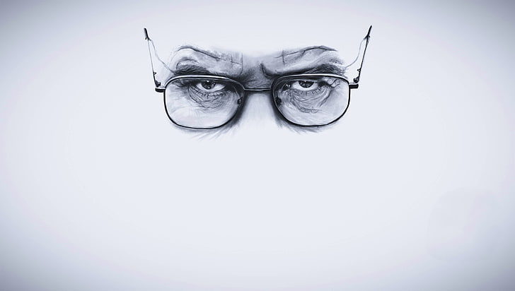 eyes, look, glasses, Breaking Bad, Walter White, Bryan Lee Cranston, HD wallpaper