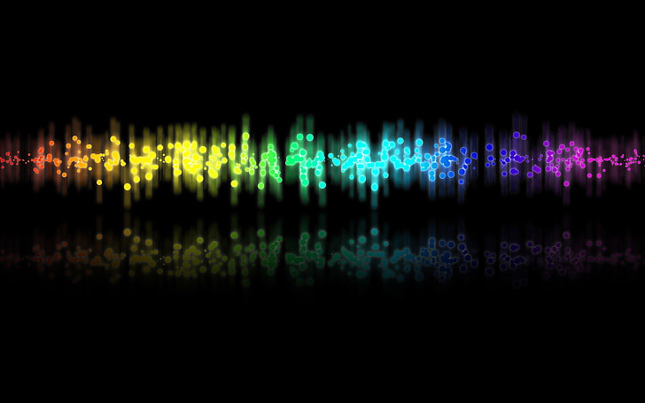 multicolored bokeh light, abstraction, background, spectrum, backgrounds