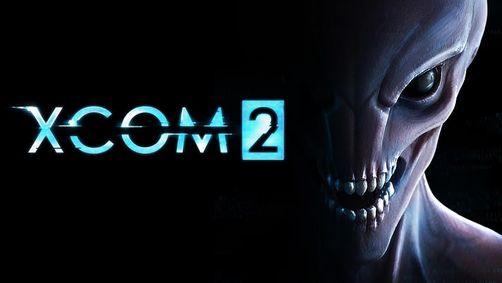 XCOM: 2, XCOM 2, one person, text, illuminated, black background
