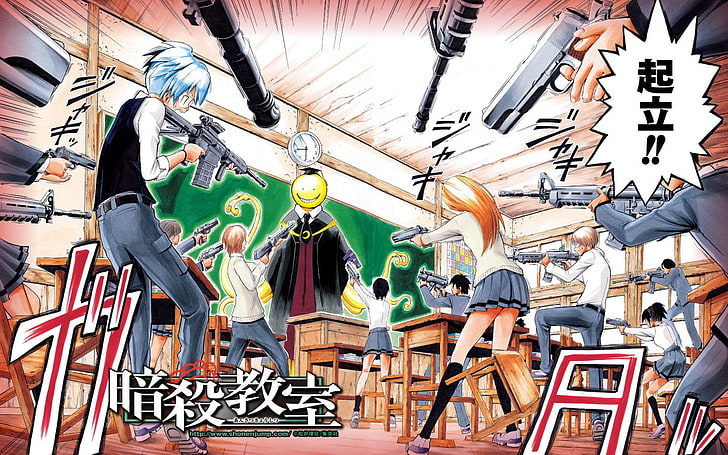 Assassination Classroom digital wallpaper, Anime, Hinata Okano
