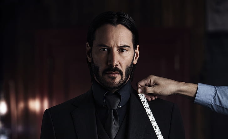 2017 Movies, Keanu Reeves, 4K, John Wick: Chapter Two