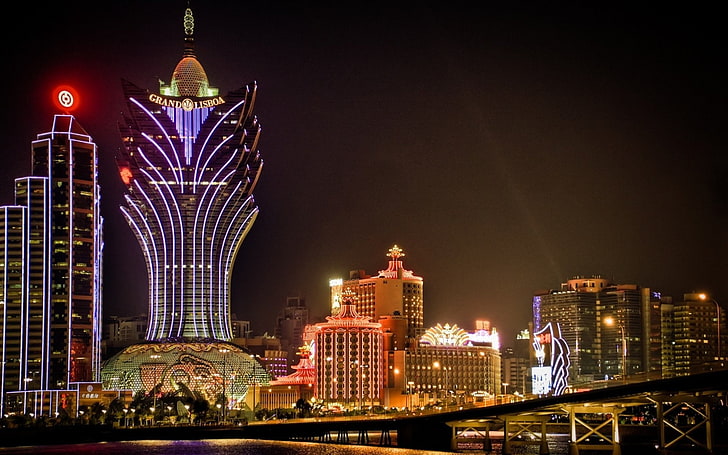 Cities, Macau, China, Grand Lisboa Hotel, HD wallpaper