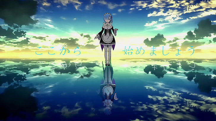 rezero starting life in another world, cloud - sky, nature, HD wallpaper
