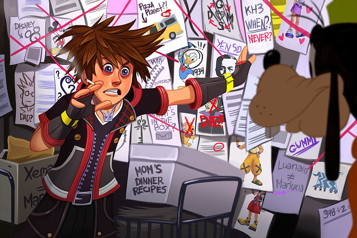 HD wallpaper: Kingdom Hearts, video games, Kingdom Hearts 3, communication  | Wallpaper Flare