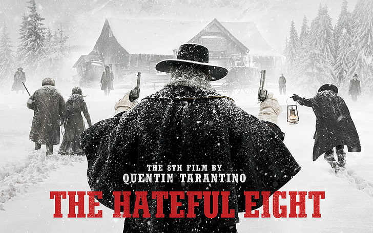 the hateful eight 4k  picture hd, clothing, text, snow, winter, HD wallpaper