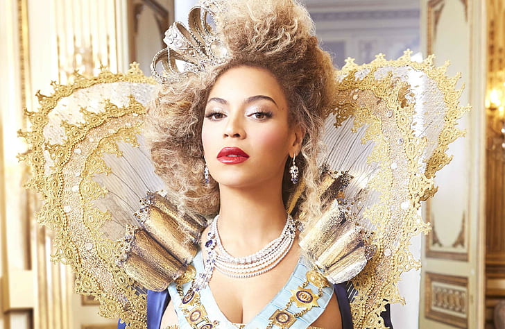 Beyonce dress, beyonce knowles, singer, photos, jewelry, crown, HD wallpaper