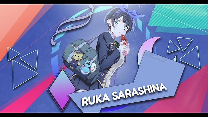 anime girls, Ruka Sarashina, Kanojo, Okarishimasu (Rent-a-Girlfriend), HD wallpaper