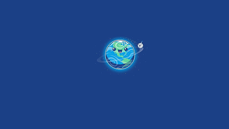 blue, earth, planet, sphere, graphics, globe, world, happy, HD wallpaper