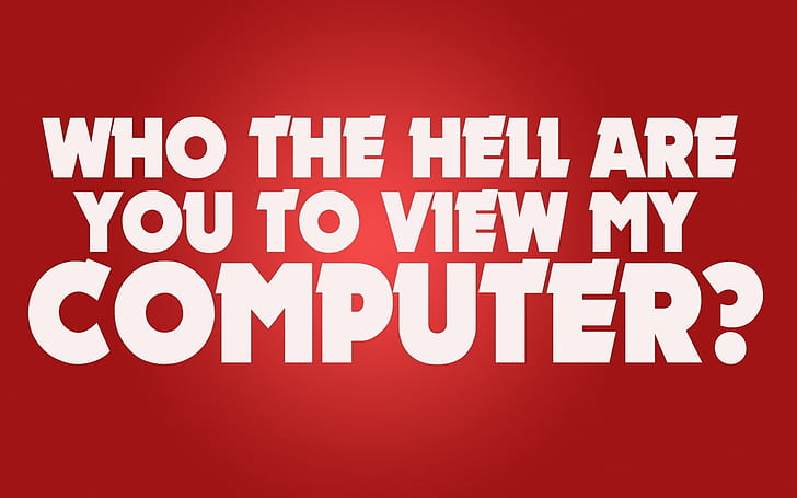 computers text hell funny typography saying Entertainment Funny HD Art, HD wallpaper