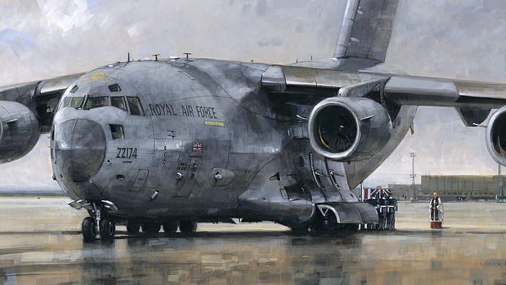 Military Transport Aircraft, Boeing C-17 Globemaster III, HD wallpaper