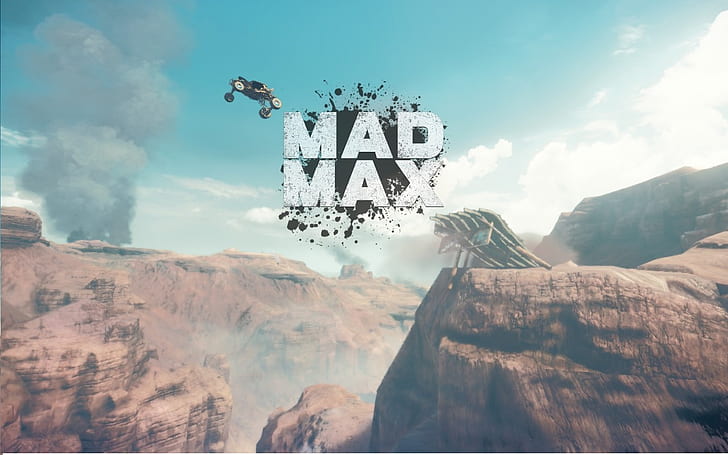 Mad Max, car, hills, video games