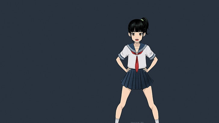 Rondo Maruko, Meikko na Shoujo no Ehon, school uniform, schoolgirl