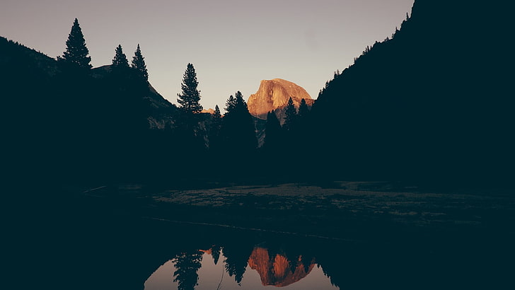 body of water, Yosemite National Park, nature, reflection, valley