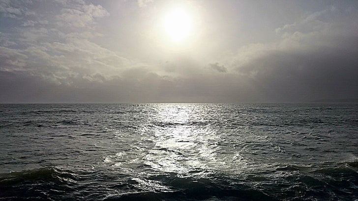 sea, water, sky, horizon over water, beauty in nature, cloud - sky, HD wallpaper