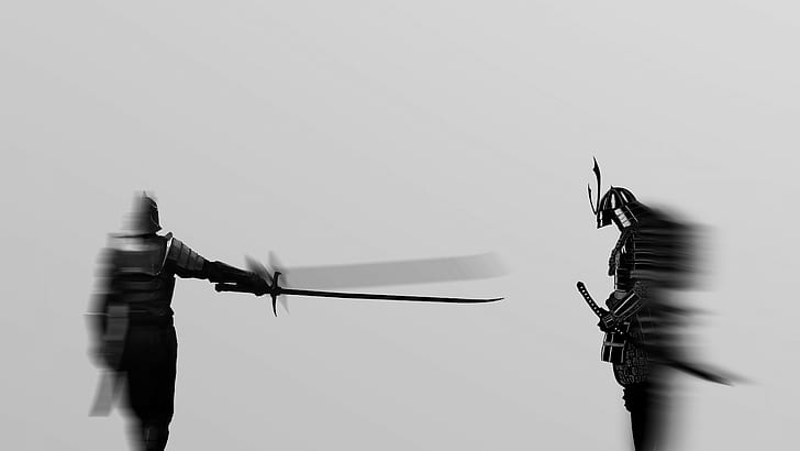 HD wallpaper: Ninja, samurai, sword, shadow | Wallpaper Flare
