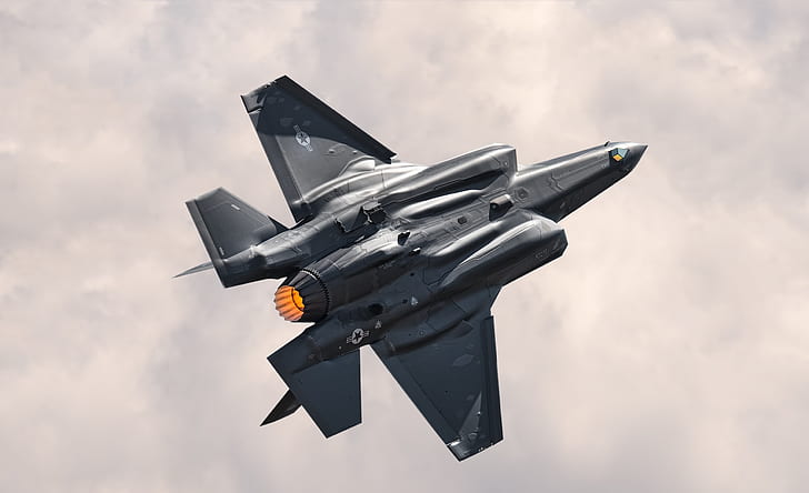 aircraft, military aircraft, vehicle, F-35A Lightning II, HD wallpaper