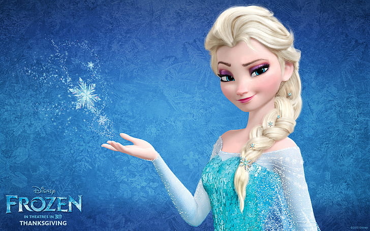 Snow Queen Elsa in Frozen, HD wallpaper