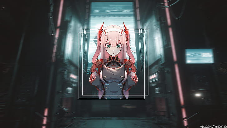 480x800px | free download | HD wallpaper: anime girls, picture-in-picture, Zero  Two (Darling in the FranXX) | Wallpaper Flare