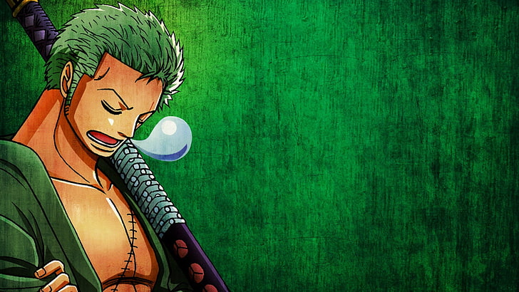 HD wallpaper: green haired cartoon character, One Piece, bubbles, Roronoa  Zoro | Wallpaper Flare