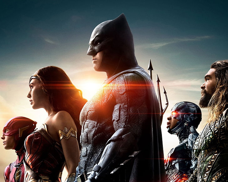 Movie, Justice League (2017), Aquaman, Batman, Ben Affleck, HD wallpaper