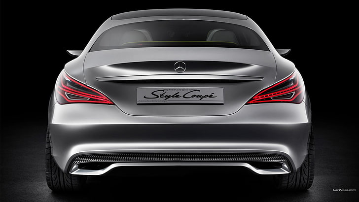 gray and black car roof rack, Mercedes Style Coupe, concept cars, HD wallpaper