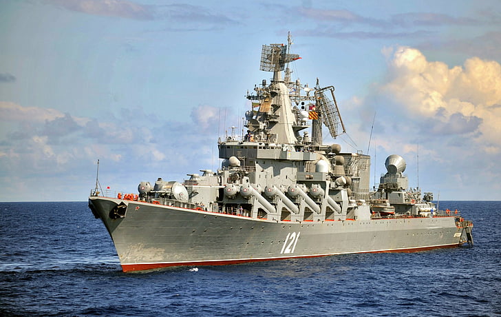 Warships, Russian cruiser Moskva