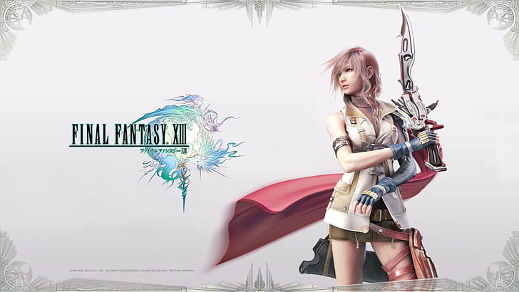 Final Fantasy XIII Lightning Posing, games, HD wallpaper
