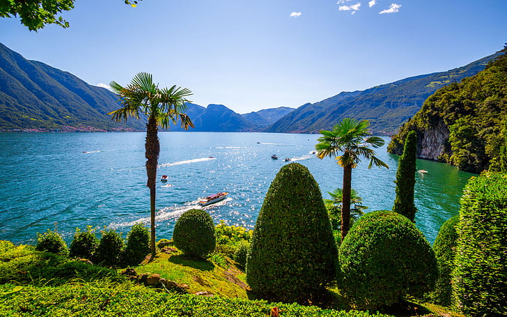 Lake In Italy Lake Como Resort In The Lombardy Region Of Northern Italy Desktop Wallpaper Hd 2560×1600, HD wallpaper