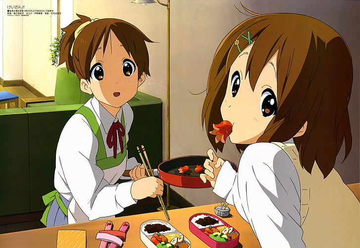 Anime, K-ON!, Ui Hirasawa, Yui Hirasawa, HD wallpaper