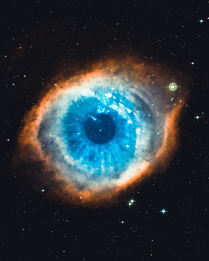 Helix Nebula, Eye, Galaxy, Universe, Stars, HD