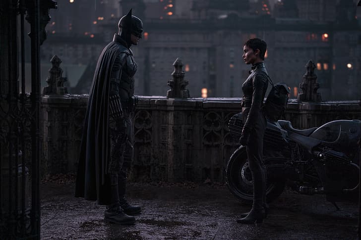 Batman, Catwoman, The Batman (2022), HD wallpaper