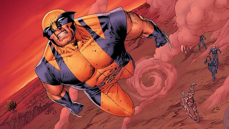 Wolverine wallpaper, comics, Marvel Comics, one person, lifestyles