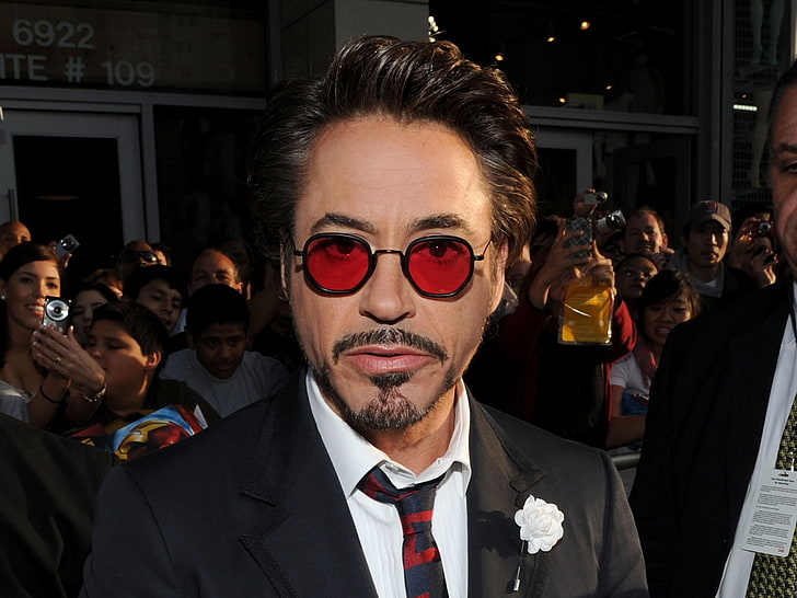 HD wallpaper: Robert Downey Jr., actor, hollywood, glasses, jacket, stylish  | Wallpaper Flare