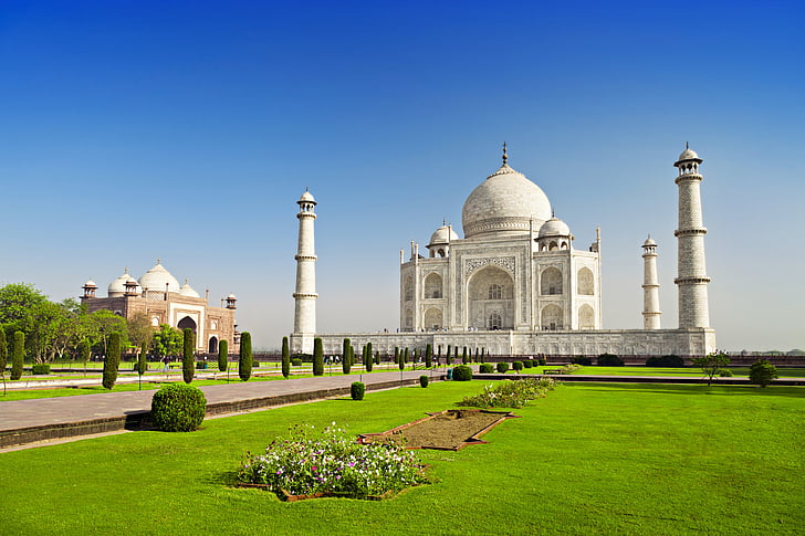 Taj Mahal, India, 4K, 5K, HD wallpaper