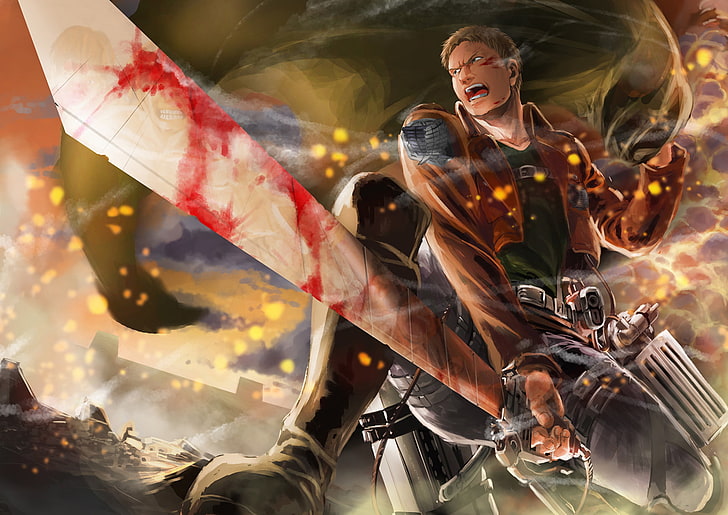 HD wallpaper: Anime, Attack On Titan, Reiner Braun ...