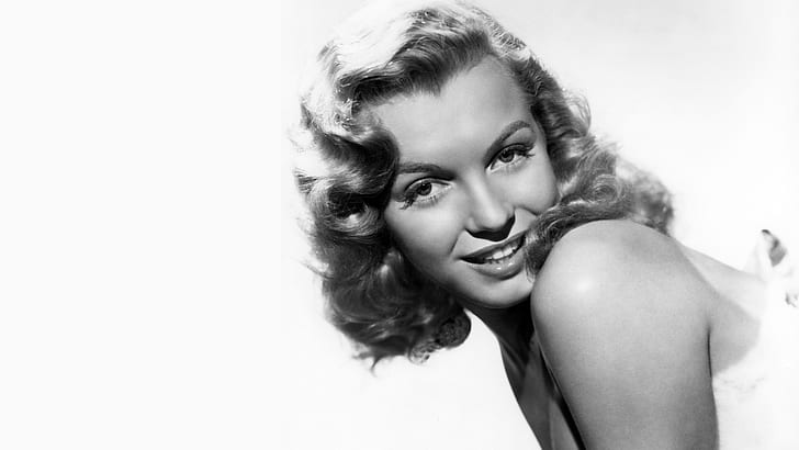 Photography, Black And White, Celebrities, Marilyn Monroe, Beauty, Smiling, Curly Hair, Short Hair, HD wallpaper