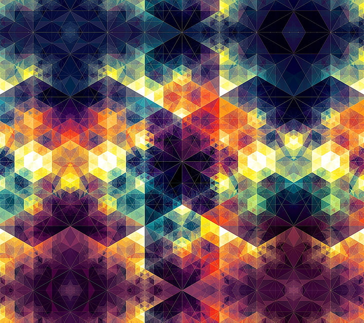 Andy Gilmore, abstract, geometry, pattern, backgrounds, multi colored