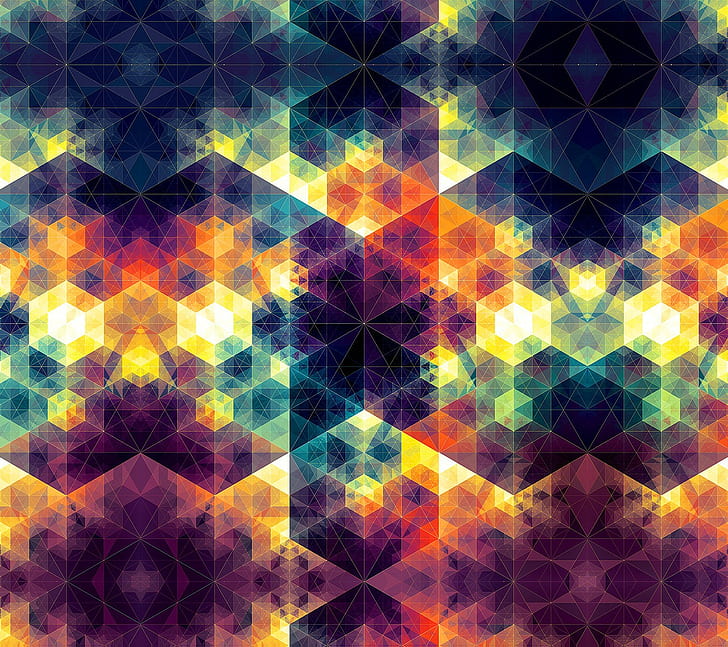 geometry, pattern, Andy Gilmore, abstract, HD wallpaper