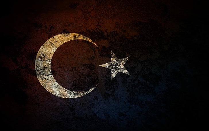 Turkey, grunge, shape, star shape, no people, dark, rusty, indoors, HD wallpaper