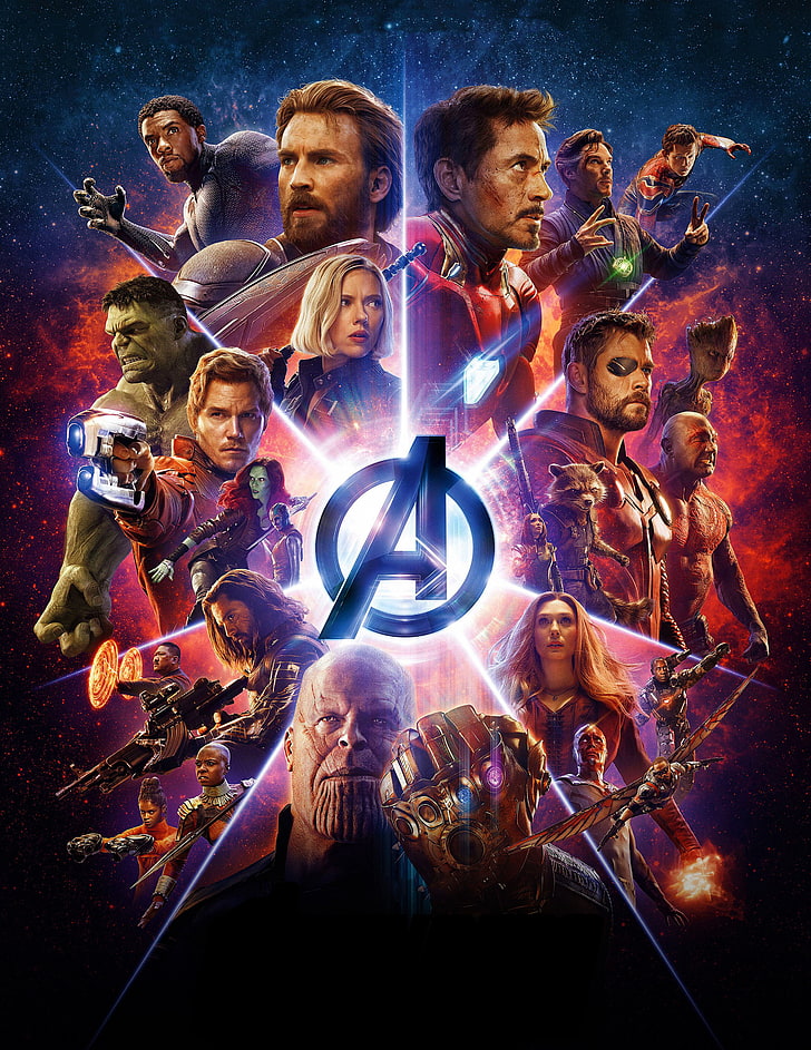 Superheroes, 2018, Marvel Comics, Avengers: Infinity War, large group of people, HD wallpaper